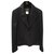 Chanel Jackets Black Cotton Wool Viscose Polyamide  ref.161098