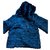 Autre Marque Rabbit Fur Jacket Black Dark blue  ref.161152