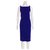 Diane Von Furstenberg Blue Kimmie dress Viscose Elastane Polyamide  ref.161248