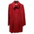 Autre Marque Coats, Outerwear Dark red Wool  ref.161259