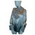 Ermanno Scervino Gray blouse Grey Silk  ref.161268