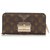 Louis Vuitton Brown Monogram Trunks and Lock Insolite Wallet Cloth  ref.161323