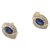 Autre Marque gold earrings 18k diamonds sapphires Golden Yellow gold  ref.161463