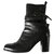 Sartore Ankle Boots Black Leather  ref.161524
