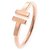 TIFFANY & CO. TIFFANY & Co Ring em T Rosa Ouro rosa  ref.161561