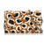 Betty Wallet mit Leopardenmuster aus Leder in Gucci-Braun an Kette Mehrfarben Hellbraun Metall  ref.161628