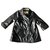 Burberry Girl Coats outerwear Black Polyester  ref.161687