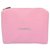 Chanel Case Pouch Bag Holder Pink Cloth  ref.161747