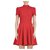 Alexander McQueen - red crepe dress Viscose Acetate  ref.161768