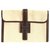 Hermès Jige Clutch in Beige Canvas and Brown Leather Cloth  ref.161794