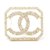 Chanel RHINESTONES DE ORO CC Dorado Metal  ref.162198