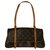 Louis Vuitton Maroon Bag MM Brown Leather  ref.162207