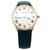Reloj Cartier "Vendome" de oro amarillo sobre cuero. Oro rosa  ref.162356