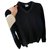 Chanel Knitwear Black Wool  ref.162379