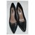 Escarpins Yves Saint Laurent en cuir noir taille 37  - vue 2