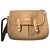 Longchamp Bolsa de lona y piel. Beige Paño  ref.162540