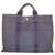 Hermès HERMES Vintage Tasche Toto Grau Baumwolle  ref.162692