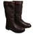 Gucci boots 36 cuir Brown Leather  ref.162713