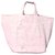 Chanel pink cotton tote  ref.162714