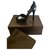Gucci Metal embossed high heels Black Silvery Suede  ref.162760