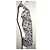 Vestido envelope Diane von Furstenberg Kye de seda preto e branco - vista 3