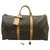 Louis Vuitton Keepall 50 Brown Cloth  ref.163110