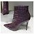 Lila Lackstiefel von Gianmarco Lorenzi - Ansicht 2
