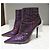 Lila Lackstiefel von Gianmarco Lorenzi - Ansicht 7