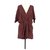 Maje robe Red Cotton  ref.163185
