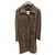 Christian Dior Coats, Outerwear Brown Leather  ref.163229