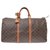 Louis Vuitton Monogram Keepall 50 Brown Cloth  ref.163261