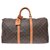 Louis Vuitton Monogram Keepall 50 Brown Cloth  ref.163262