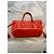 Borsa a mano Longchamp Penelope in pelle Corallo - vista 5