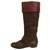 Giuseppe Zanotti Riding or overknee boots Chestnut Dark brown Leather  ref.163326