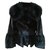 GIAMBATTISTA VALLI Brown Mink Fur Coat Silk Fox Pony hair  ref.163360
