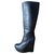 DOLCE & GABBANA Tall Boots in Leather Khaki  ref.163371