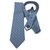 Gucci cravate en soie Bleu Gris  ref.163418
