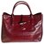 Longchamp BOLSO DE BECERRO BURDEOS LÍNEA ROSEAU Cuero  ref.163448