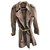 Sublime Trench coat burberry vintage Coton Beige  ref.163527