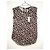 Top sin mangas estampado Rachel Zoe Marrón Beige Castaño - vista 4
