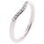 TIFFANY & CO. Curved banding White White gold  ref.163575