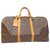 Louis Vuitton Keepall 50 Brown Cloth  ref.163720