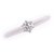 TIFFANY & CO. Bague solitaire 0.19ct Or blanc Blanc  ref.163807