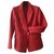 Alexandra Neel Stile giacca da balmain Rosso Panno  ref.163810
