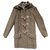 APC pea coat size S Brown Cotton  ref.163940