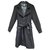 Tamanho do casaco Dolce & Gabbana 40 Preto Poliéster Lã Viscose  ref.164049