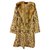 Pellessimo Coats, Outerwear Leopard print Cream Fox  ref.164063