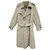 Burberry men's vintage khaki trench coat 52 pure cotton  ref.164078
