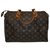 Louis Vuitton Speedy 30 Brown Cloth  ref.164202