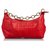 Burberry Red Leather Chain Shoulder Bag Metal  ref.164354
